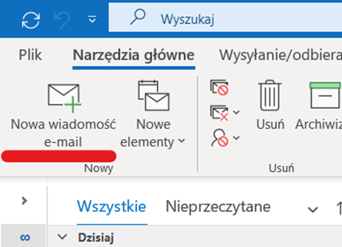 Nowa wiadomość 